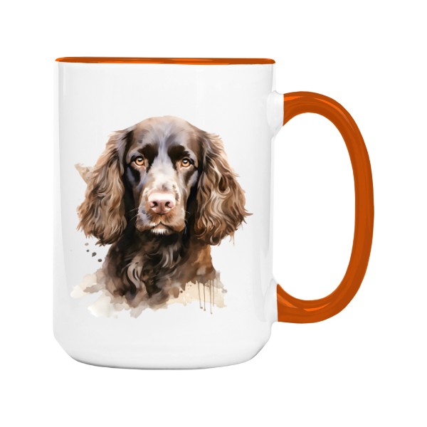 Hrnek velký barevný s potiskem Americký vodní španěl