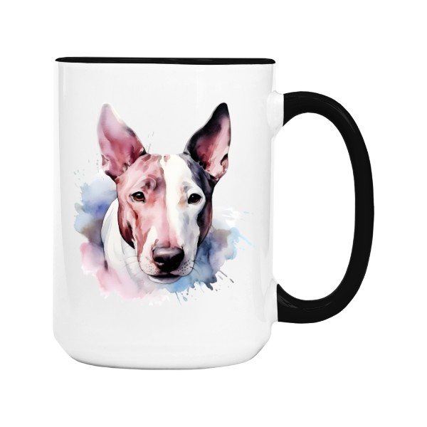 Hrnek velký barevný s potiskem Anglický bulteriér 2