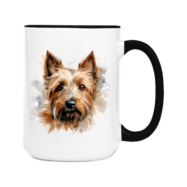 Hrnek velký barevný s potiskem Australský teriér