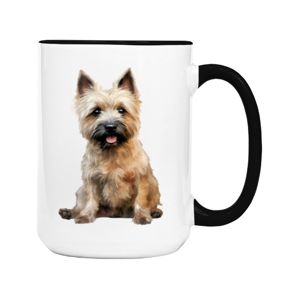 Hrnek velký barevný s potiskem Cairn teriér 2