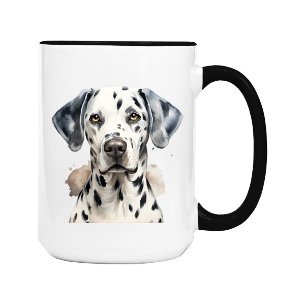 Hrnek velký barevný s potiskem Dalmatin 2