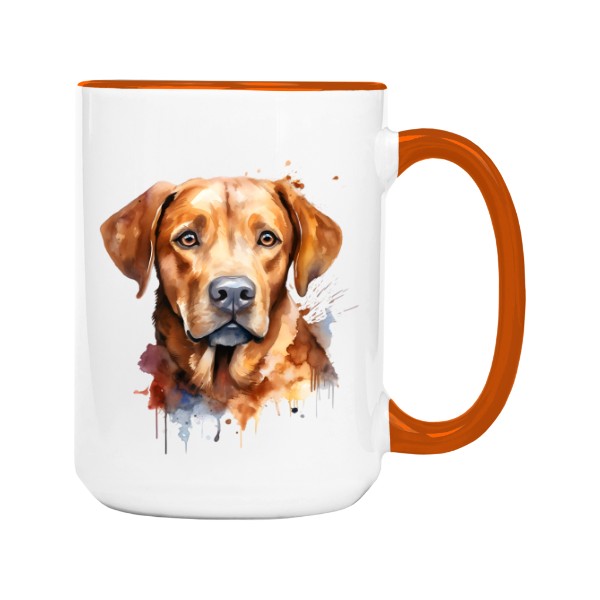 Hrnek velký barevný s potiskem Dánská doga