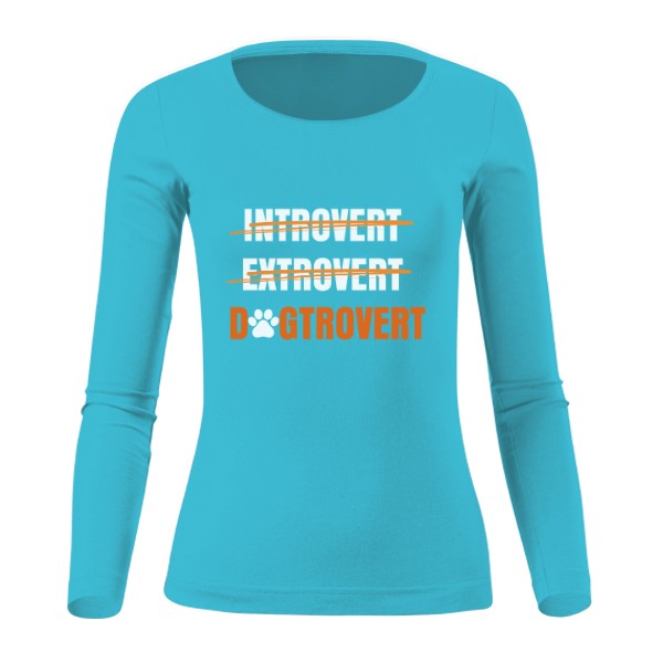 Tričko s potiskem Dogtrovert