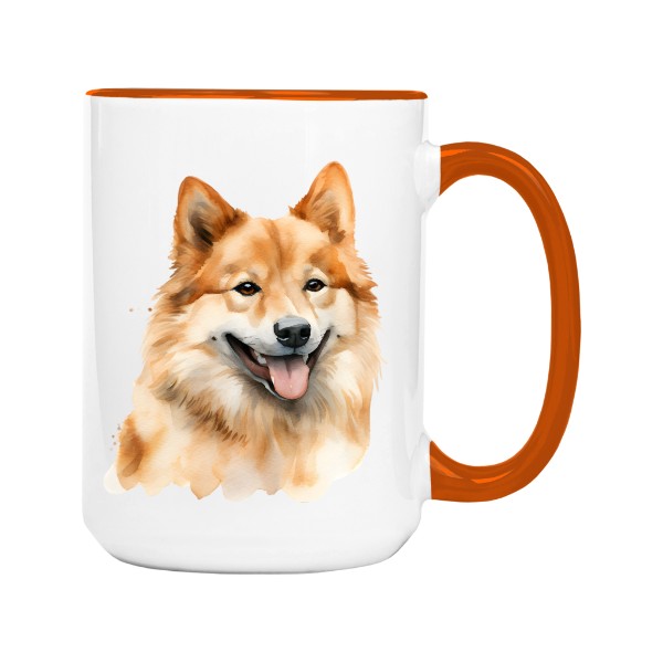 Hrnek velký barevný s potiskem Finský špic