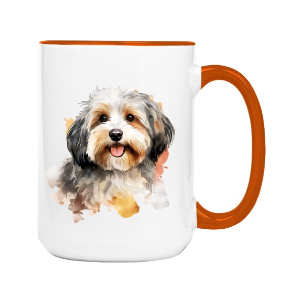 Hrnek velký barevný s potiskem Havanský psík 3