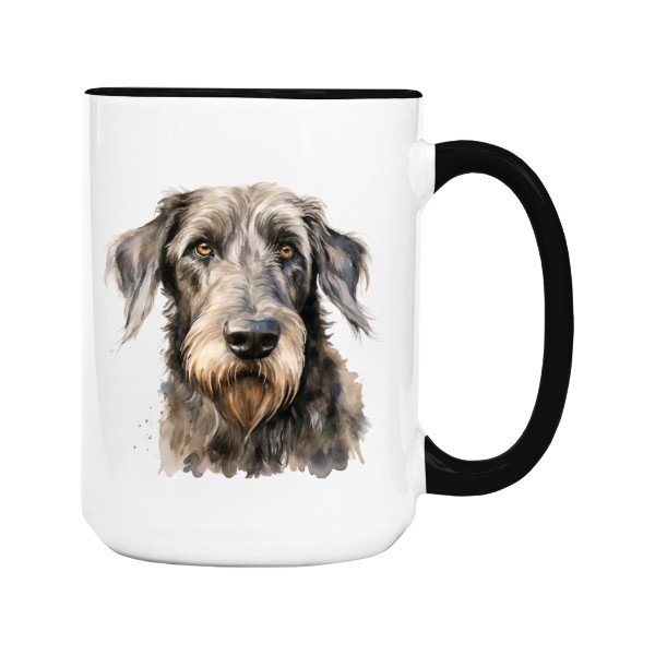 Hrnek velký barevný s potiskem Irský vlkodav 2