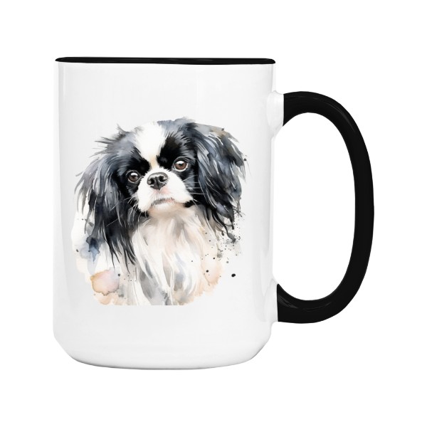 Hrnek velký barevný s potiskem Japonský chin