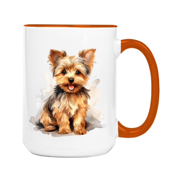 Hrnek velký barevný s potiskem Jorkšír 2