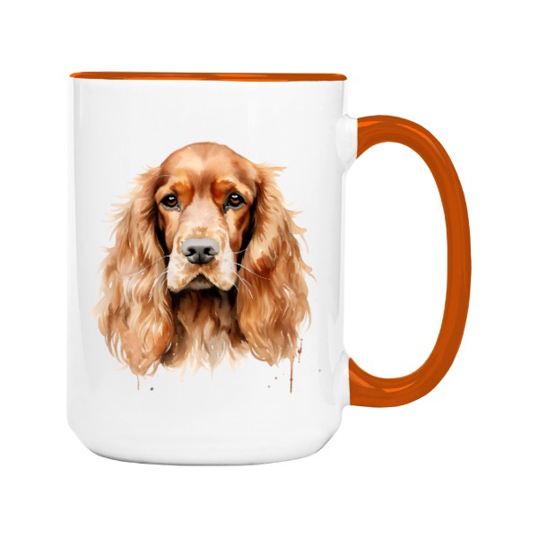 Hrnek velký barevný s potiskem Kokršpaněl 2