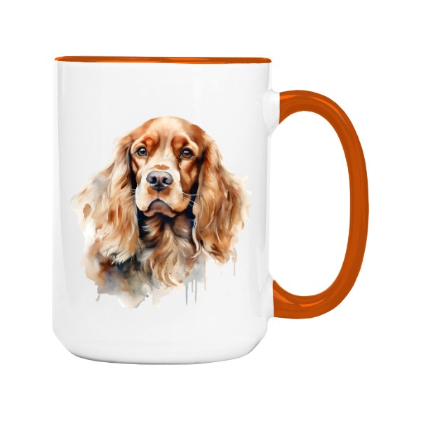 Hrnek velký barevný s potiskem Kokršpaněl 3