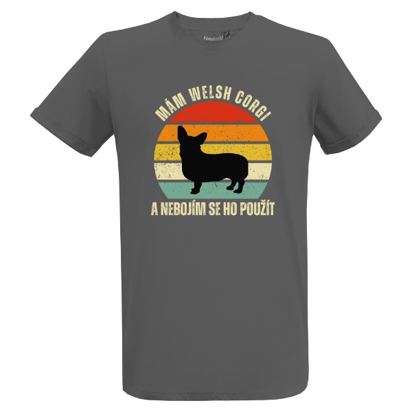 Tričko s potiskem Mám Welsh Corgi